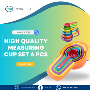 High Quality Measuring Cup Set 6 Pcs - Multi colour