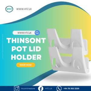 Thinsont Pot Lid Holder Wall Mounted Self-adhesive Storage