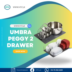 UMBRA Peggy 2 Drawer Organizer Tray Shelf Kitchen Pots Pans Set of 2