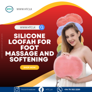 KATKIT STORE Silicone Loofah for Foot Massage and Softening with Improved Blood Circulation