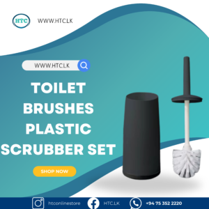 Toilet Brush, WC Toilet Brushes Plastic Scrubber Set Toilet Brush Holder