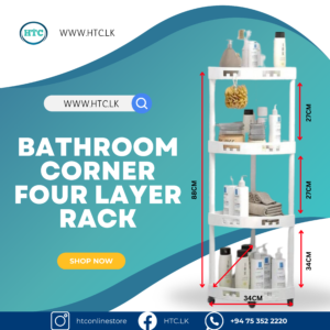 Bathroom Corner Rack 4 Layer