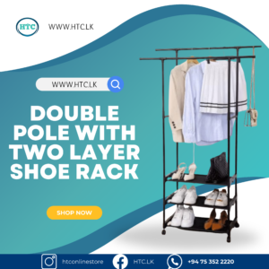 Double Pole With Two Layer Rack