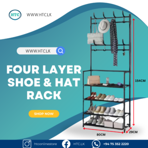 Four Layer Shoe Rack & Hat Rack