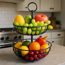 TWO LAYER FRUIT STAND