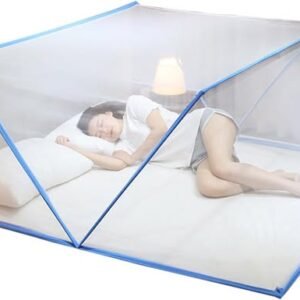 Triple Bed Portable Foldable Mosquito Net Tent – 190×160 cm, Multicolored