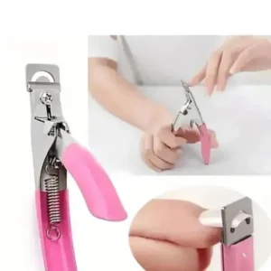 Precision Straight Edge Manicure Cutter – Guillotine Blade Nail Clipper for Professionals