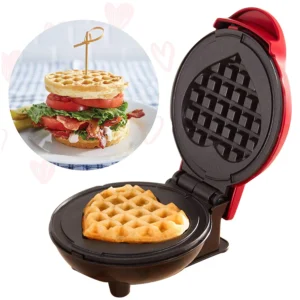 Mini Electric Waffles Maker Bubble Egg Cake Oven