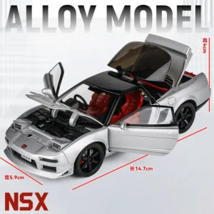 1:32 Scale Diecast Honda NSX Model Car Toys Pull Back