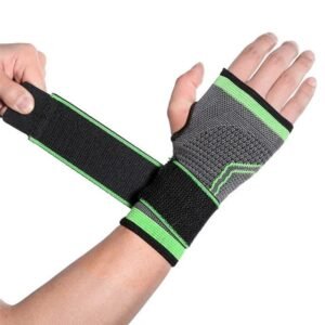 Breathable Palm Supporter – Adjustable Wrist & Hand Compression Wrap for Gym, Sports, Weightlifting