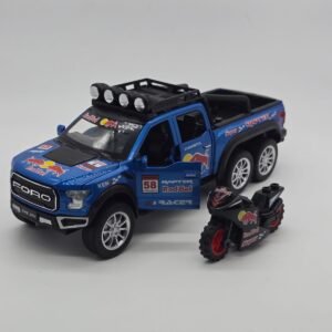 Diecast Car Model 1/28 for Ford Raptor F150 Pick-up Alloy Car Model Diecasts & Toy Metal Modified Off-Road Vehicles Car Model Simulation Kids Toy Gift