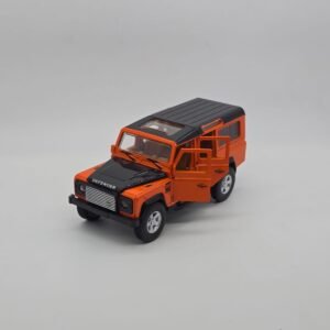 Land Rover Defender 110 (Pull Back and Go) Car [1:36 scale in Tangiers Orange]